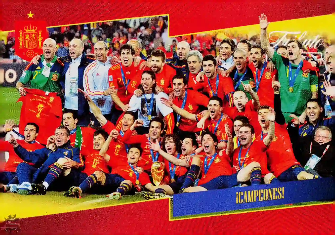 #PTBESP/33 | Panini | Tributo España | Vamos Campeones | 2026 | Sudafrica 2010 | Campeones