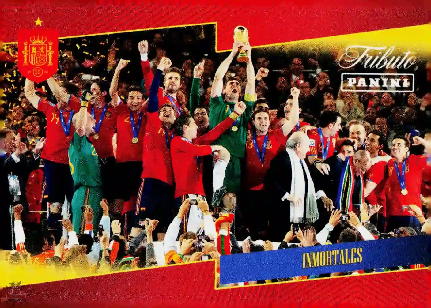 #PTBESP/34 | Panini | Tributo España | Vamos Campeones | 2026 | Sudafrica 2010 | Inmortales