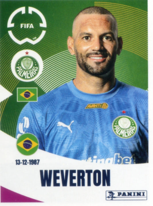 Panini Club World Cup 2025 #006 - Weverton (SE Palmeiras)