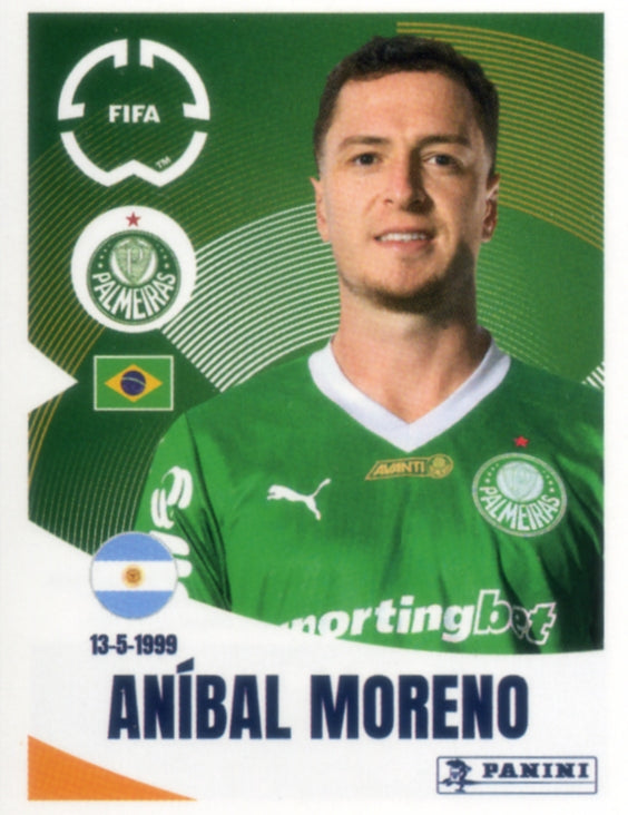 Panini Club World Cup 2025 #012 - Aníbal Moreno (SE Palmeiras)