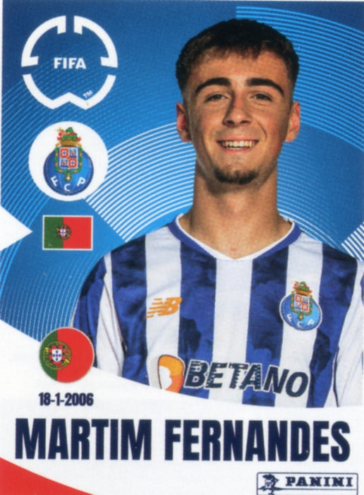 Panini Club World Cup 2025 #027 - Martim Fernandes (FC Porto)