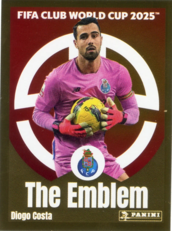 Panini Club World Cup 2025 #034 - Diogo Costa - The Emblem (FC Porto)