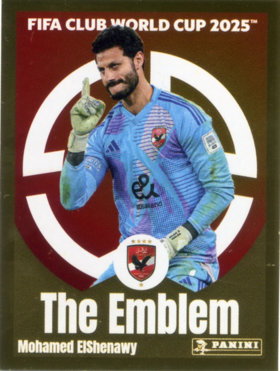 Panini Club World Cup 2025 #052 - Mohamed El Shenawy - The Emblem (Al Ahly FC)