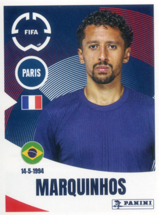 Panini Club World Cup 2025 #066 - Marquinhos (Paris Saint-Germain)