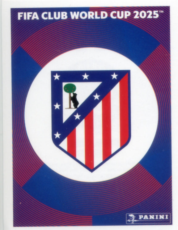 Panini Club World Cup 2025 #080 - Shield (Atletico de Madrid)