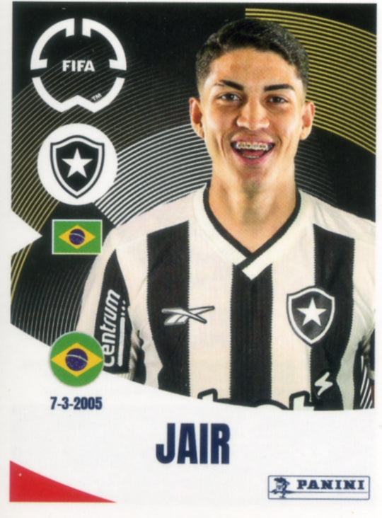 Panini Club World Cup 2025 #103 - Jair Cunha (Botafogo)