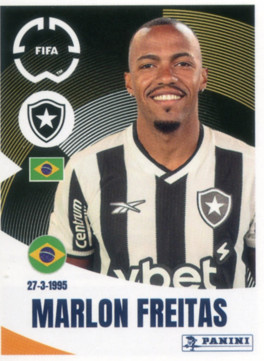 Panini Club World Cup 2025 #108 - Marlon Freitas (Botafogo)