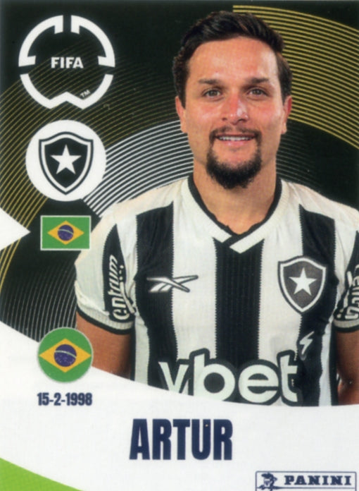 Panini Club World Cup 2025 #113 - Artur (Botafogo)