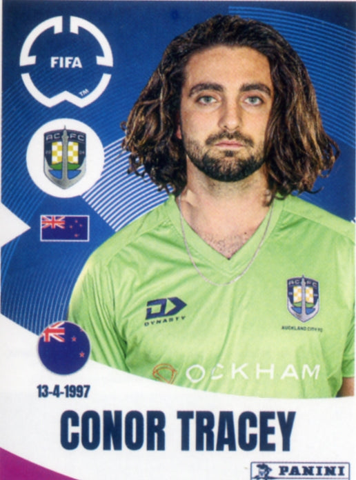 Panini Club World Cup 2025 #138 - Conor Tracey (Auckland City FC)