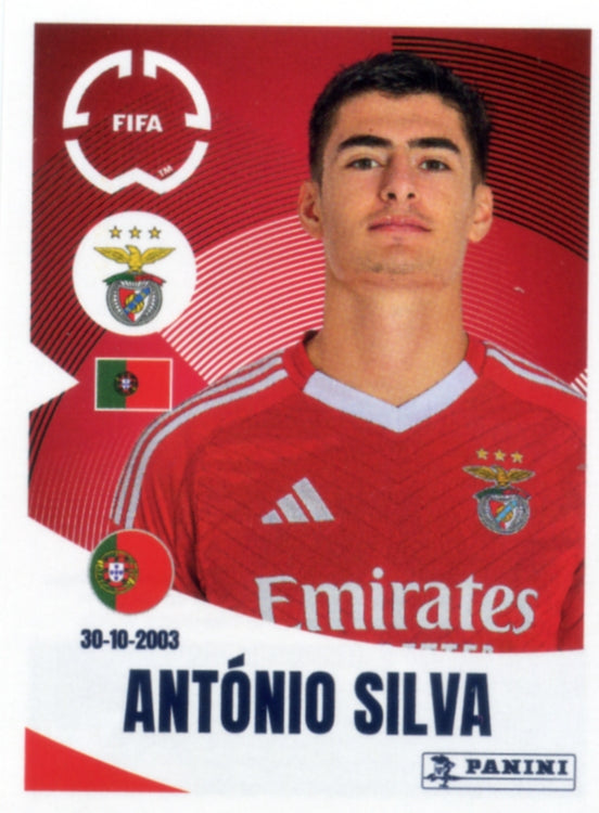 Panini Club World Cup 2025 #175 - António Silva (SL Benfica)