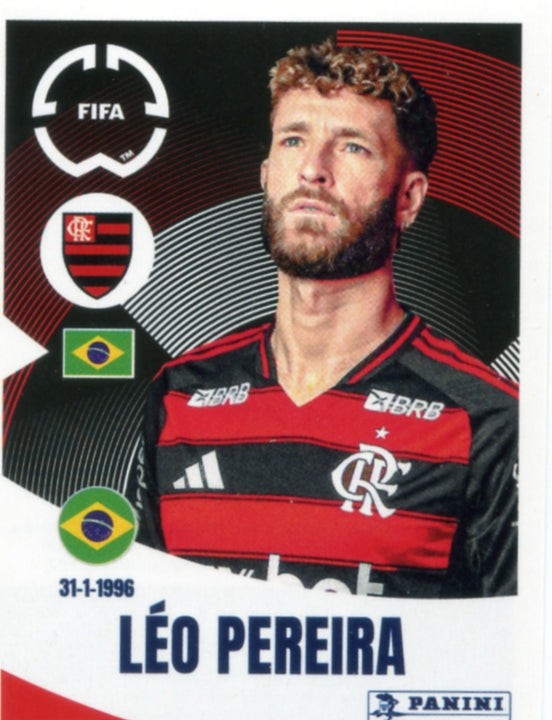 Panini Club World Cup 2025 #194 - Léo Pereira (CR Flamengo)