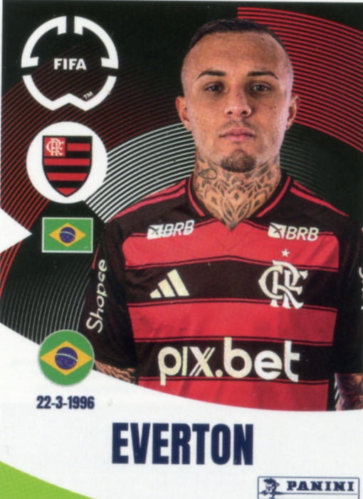 Panini Club World Cup 2025 #206 - Everton (CR Flamengo)