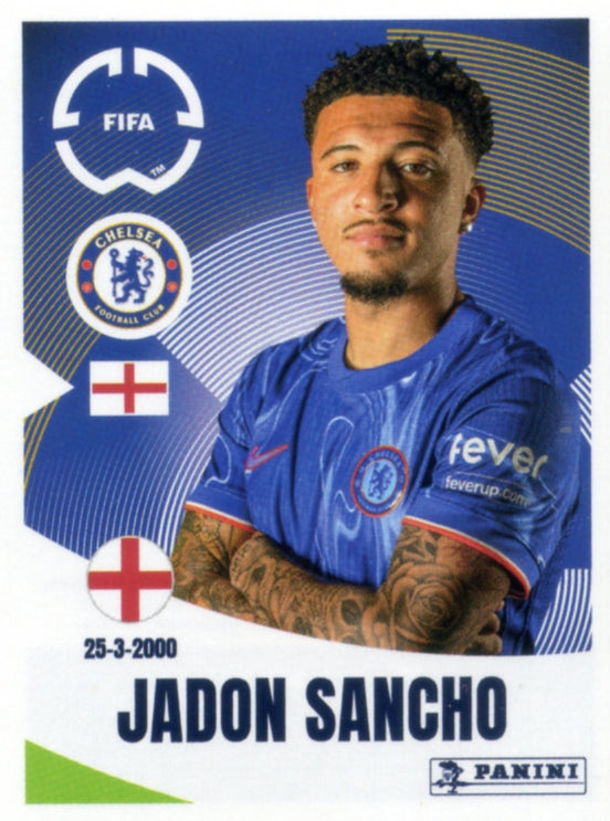 Panini Club World Cup 2025 #242 - Jadon Sancho (Chelsea FC)