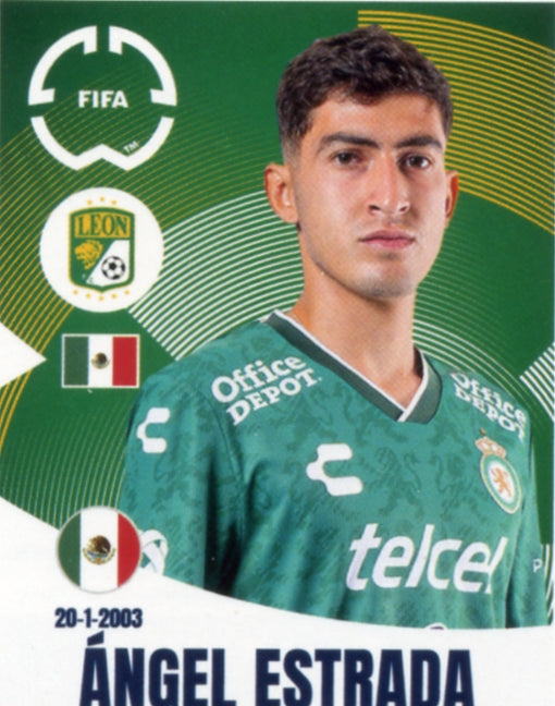 Panini Club World Cup 2025 #253 - Ángel Estrada (Club León)