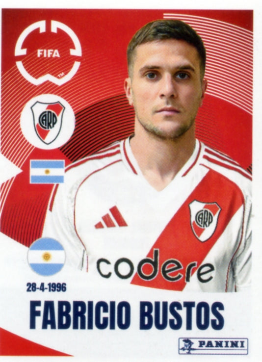 Panini Club World Cup 2025 #265 - Fabricio Bustos (CA River Plate)
