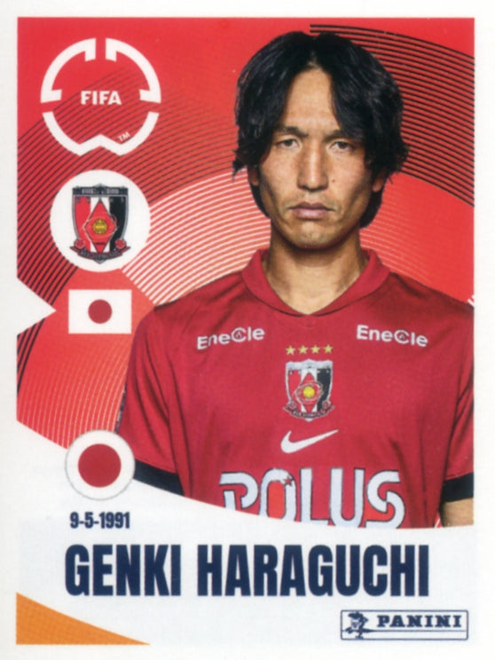Panini Club World Cup 2025 #294 - Genki Haraguchi (Urawa Red Diamonds)