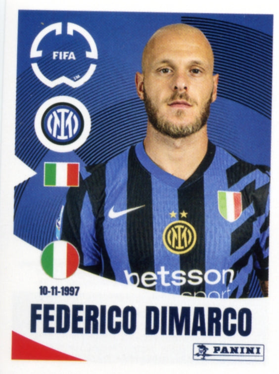 Panini Club World Cup 2025 #320 - Federico Dimarco (FC Inter Milan)