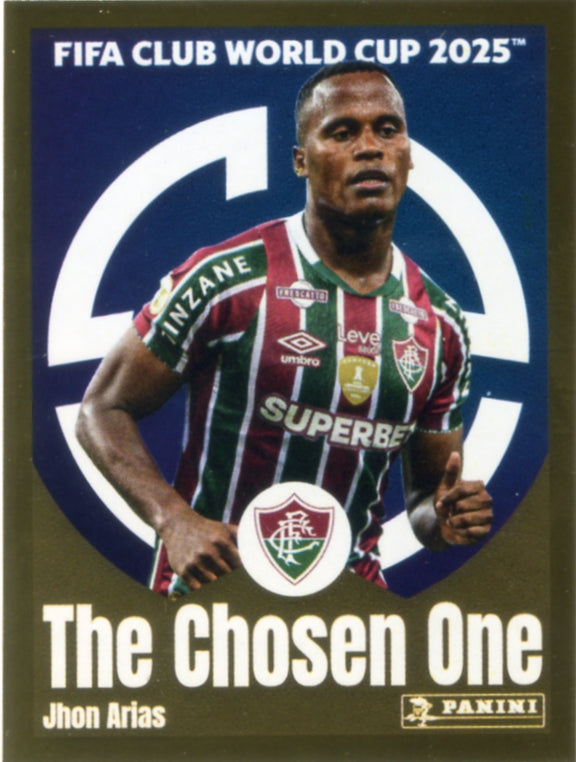 Panini Club World Cup 2025 #349 - Jhon Arias - The Chosen One (Fluminense FC)