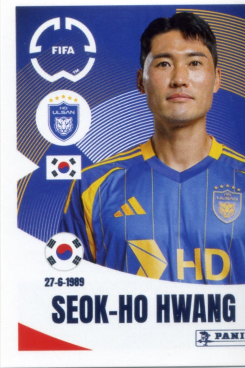 Panini Club World Cup 2025 #373 - Seok-ho Hwang (Ulsan HD FC)