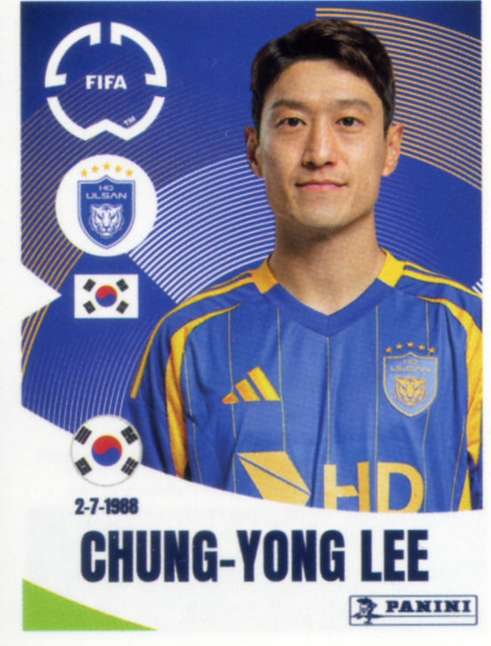 Panini Club World Cup 2025 #387 - Chung-yong Lee (Ulsan HD FC)