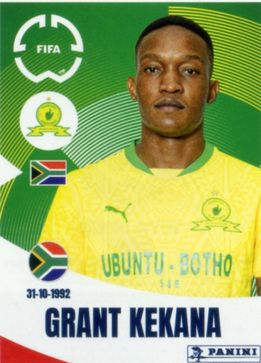 Panini Club World Cup 2025 #394 - Grant Kekana (Mamelodi Sundowns FC)