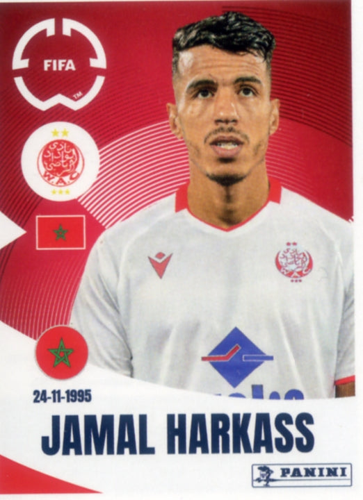 Panini Club World Cup 2025 #427 - Jamal Harkass (Wydad AC)