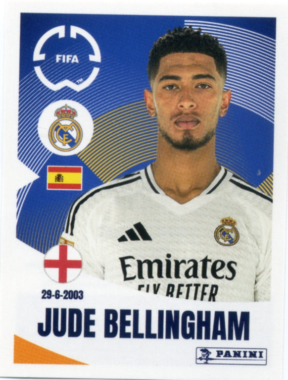 Panini Club World Cup 2025 #484 - Jude Bellingham (Real Madrid)