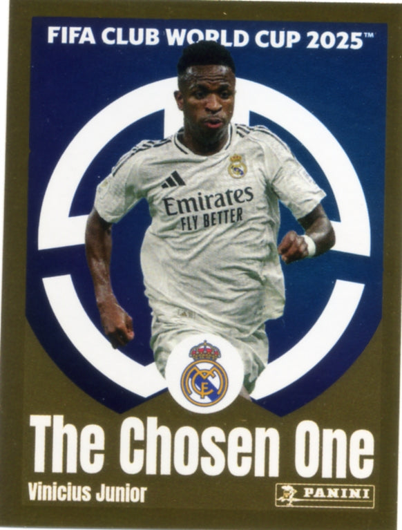 Panini Club World Cup 2025 #493 - Vinícius Júnior - The Chosen One (Real Madrid)