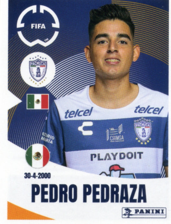Panini Club World Cup 2025 #524 - Pedro Pedraza (CF Pachuca)
