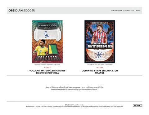 2024/25 Panini Obsidian Soccer Hobby Box