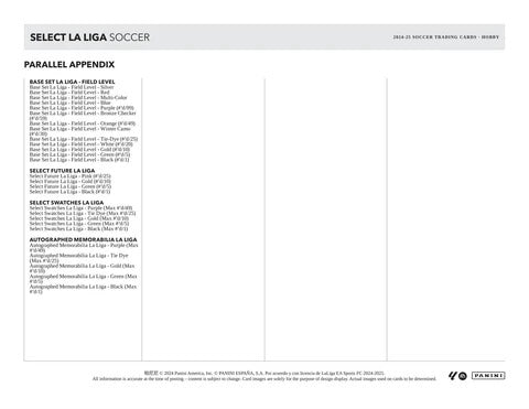 2024/25 Panini Select La Liga Soccer Hobby Box