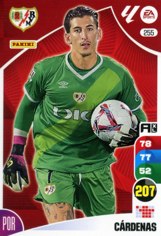 Panini Adrenalyn XL La Liga 2024/2025 - #255.  Cárdenas - Rayo Vallecano - 1ª Edición, Cromo RAW