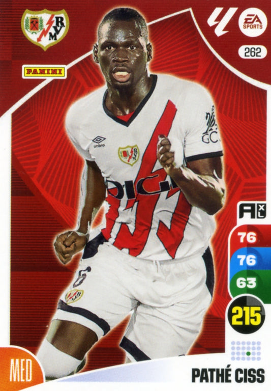 Panini Adrenalyn XL La Liga 2024/2025 - #262.  Pathé Ciss - Rayo Vallecano - 1ª Edición, Cromo RAW
