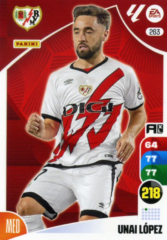 Panini Adrenalyn XL La Liga 2024/2025 - #263.  Unai López - Rayo Vallecano - 1ª Edición, Cromo RAW