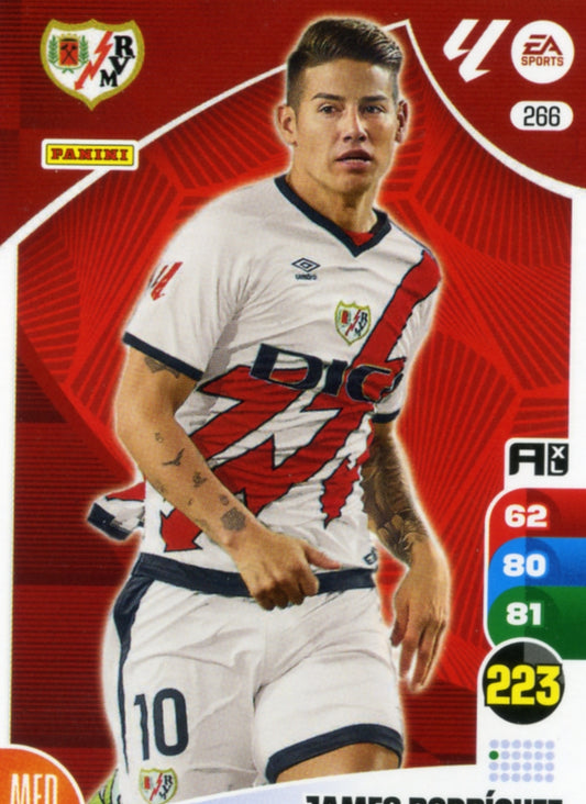 Panini Adrenalyn XL La Liga 2024/2025 - #266.  James Rodríguez - Rayo Vallecano - 1ª Edición, Cromo RAW
