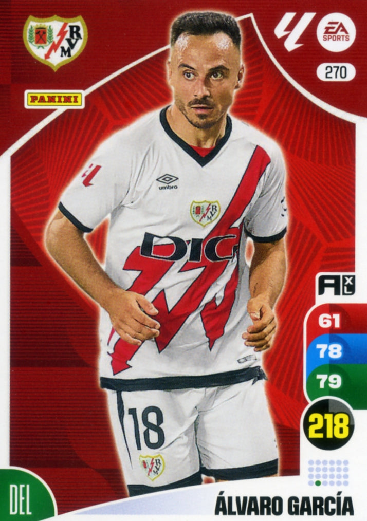 Panini Adrenalyn XL La Liga 2024/2025 - #270. Álvaro García - Rayo Vallecano - 1st Edition, RAW Chrome