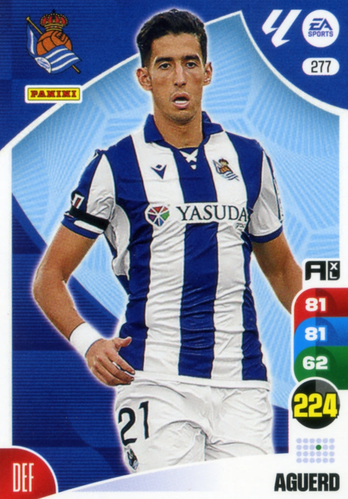 Panini Adrenalyn XL La Liga 2024/2025 - #277. Aguerd - Real Sociedad - 1st Edition, RAW Sticker