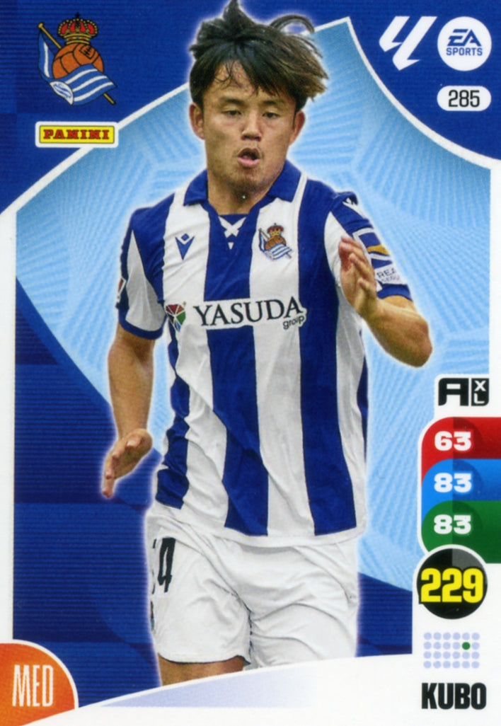 Panini Adrenalyn XL La Liga 2024/2025 - #285. Kubo - Real Sociedad - 1st Edition, RAW Card