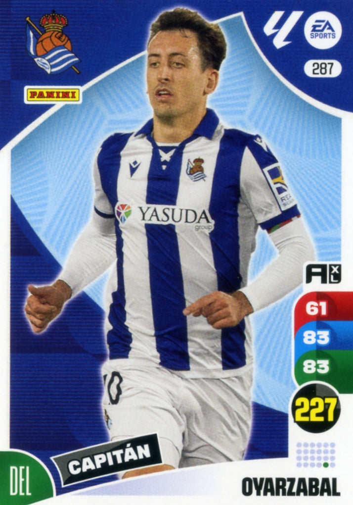 Panini Adrenalyn XL La Liga 2024/2025 - #287.  Oyarzabal - Real Sociedad - 1ª Edición, Cromo RAW
