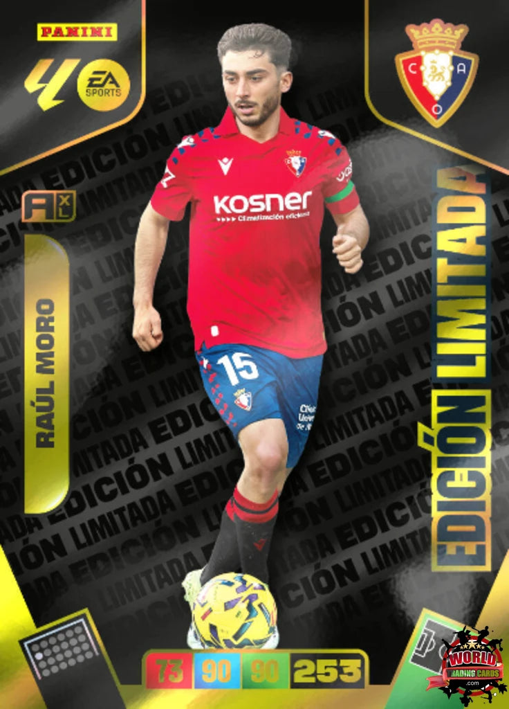 #EL022 | Panini | Adrenalyn XL | La Liga | 2025-2026 | Raul Moro | CA Osasuna | Limited Edition