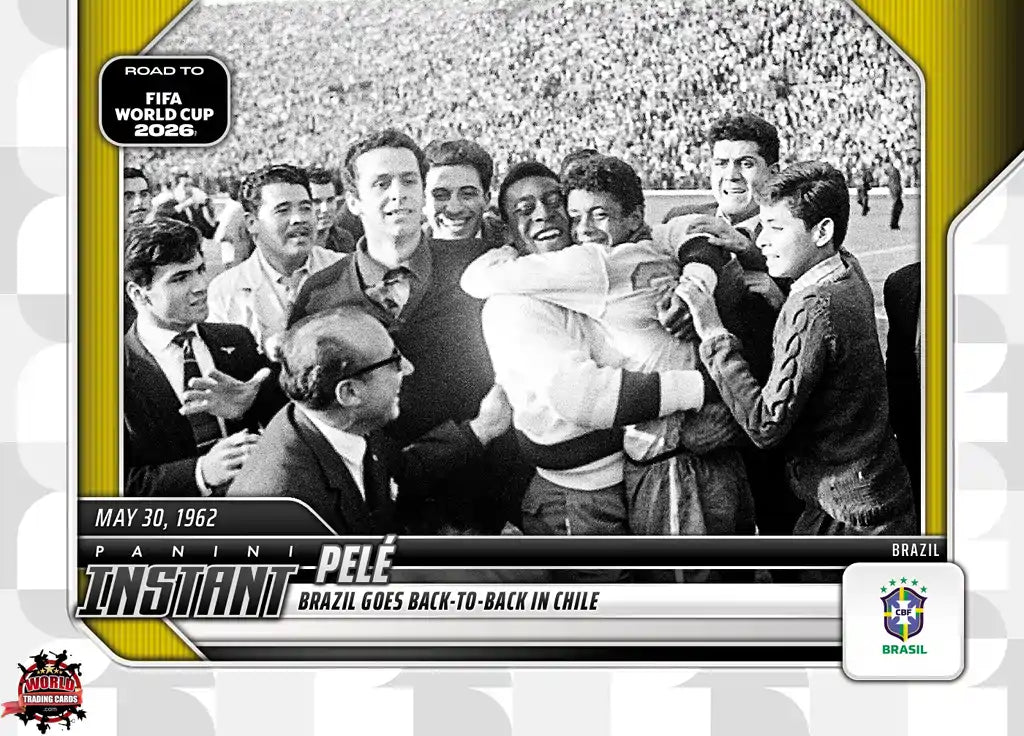 RTWC026 | Panini | Road to FIFA World Cup | 2026 | PANINI INSTANT | Pele | Base | Exclusive USA | Limited Editions | PREORDEN