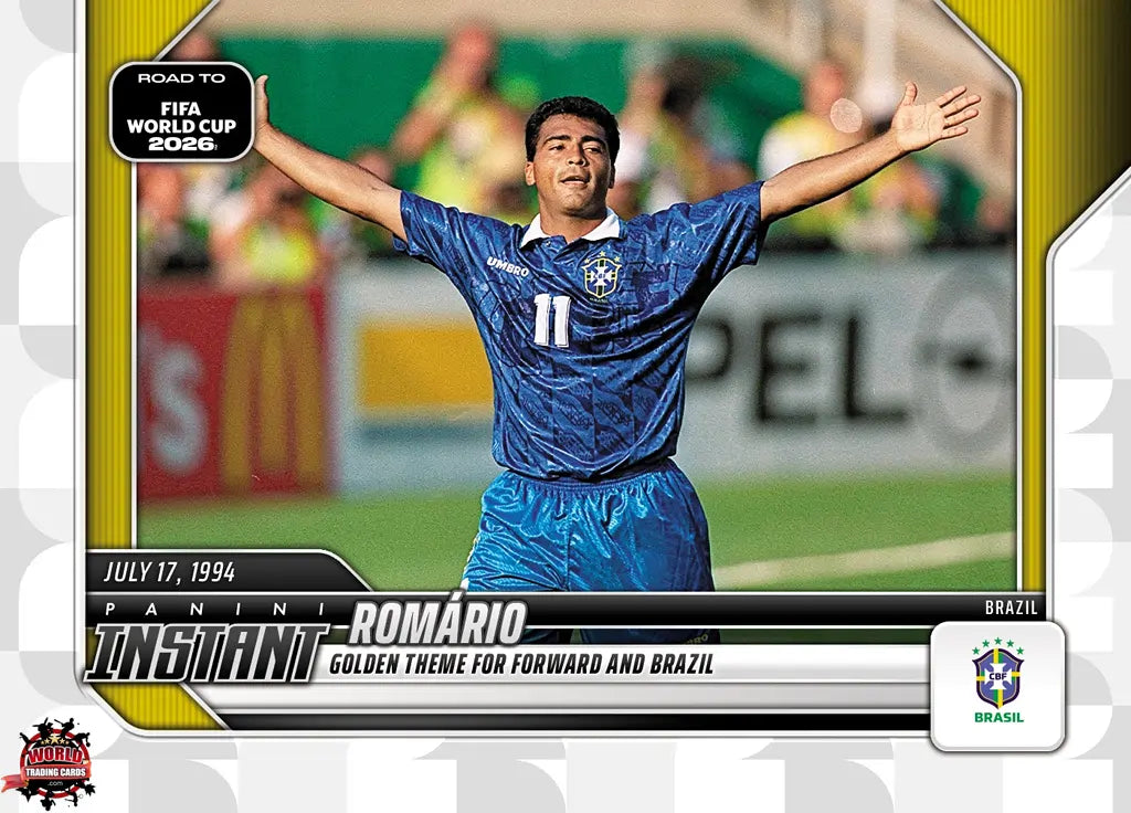 RTWC039 | Panini | Road to FIFA World Cup | 2026 | PANINI INSTANT | Romario | Base | Exclusive USA | Limited Editions | PREORDEN