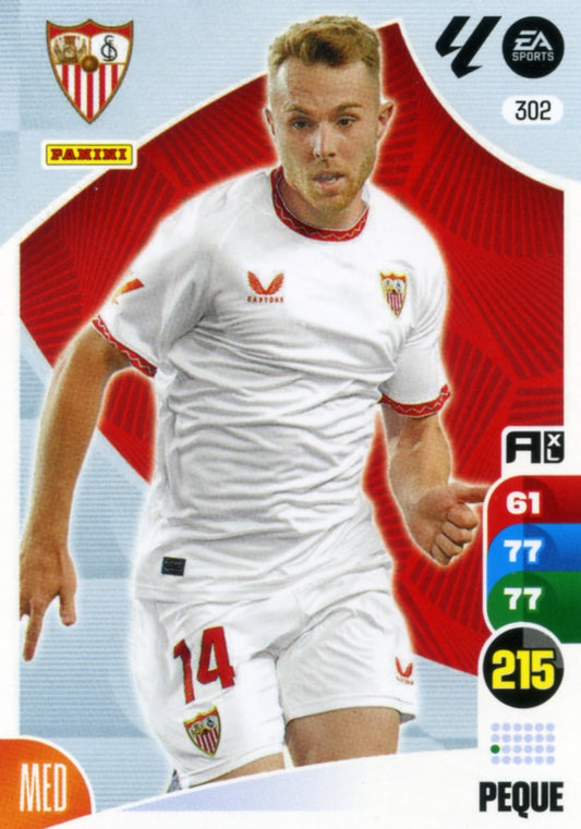 Panini Adrenalyn XL La Liga 2024/2025 - #302.  Peque - Sevilla - 1ª Edición, Cromo RAW