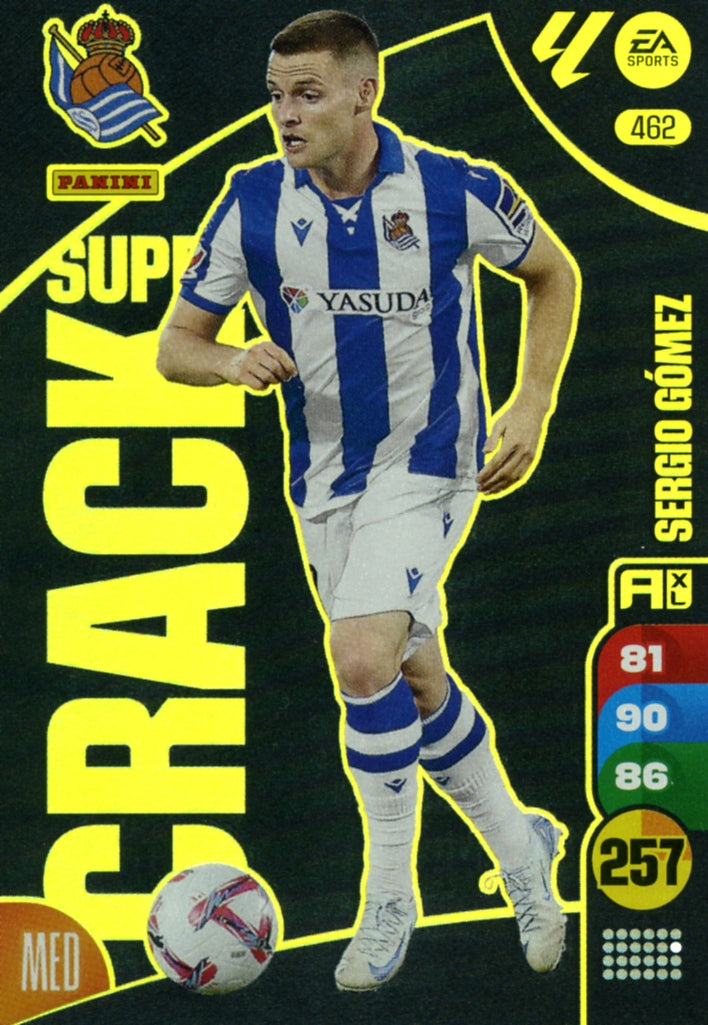Panini Adrenalyn XL La Liga 2024/2025 - #462 - SUPER CRACK - SERGIO GOMEZ - 1st Edition, RAW Card