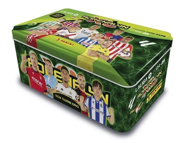 Panini Adrenalyn XL La Liga 2024/2025 - TIN BOX SERIE ORO ADRENALYN XL LALIGA EA SPORTS 2024/25 