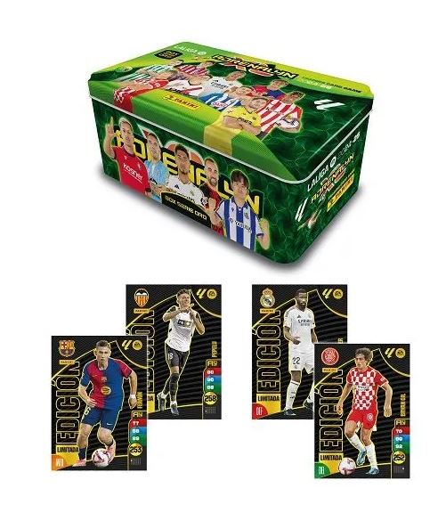 Panini Adrenalyn XL La Liga 2024/2025 - TIN BOX SERIE ORO ADRENALYN XL LALIGA EA SPORTS 2024/25 