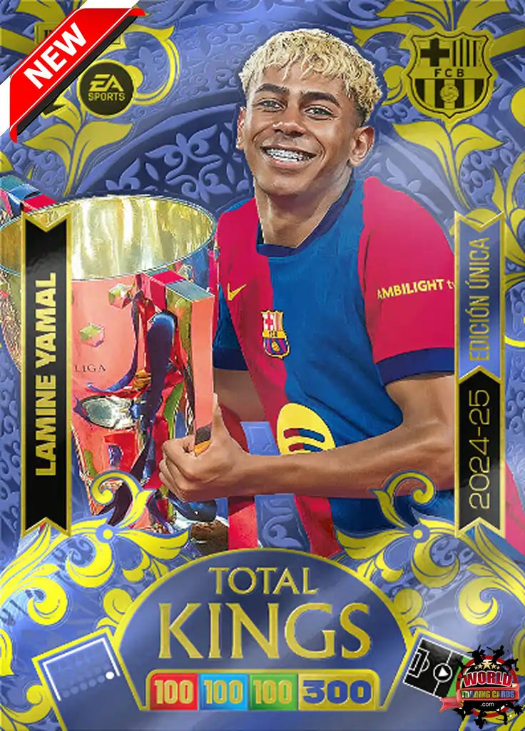 #TK01 | Panini | Adrenalyn XL | La Liga | 2025-2026 | Lamine Yamal | Barcelona | Total Kings 2024-25