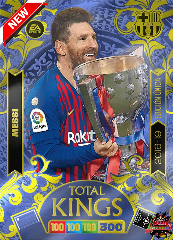 #TK02 | Panini | Adrenalyn XL | La Liga | 2025-2026 | Lionel Messi  | Barcelona | Total Kings 2018-19