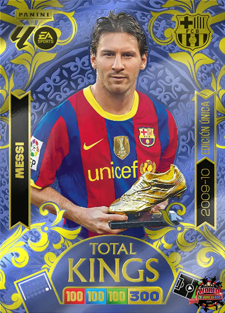 #TK04 | Panini | Adrenalyn XL | La Liga | 2025-2026 | Lionel Messi  | Barcelona | Total Kings 2009-10