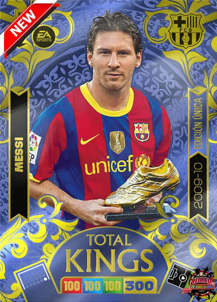 #TK04 | Panini | Adrenalyn XL | La Liga | 2025-2026 | Lionel Messi  | Barcelona | Total Kings 2009-10